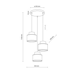 DUO JUTA MIX LAMPA WISZACA 3 2759