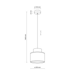 DUO JUTA BROWN LAMPA WISZACA 1 3139