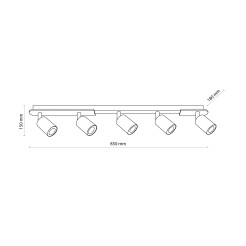 COVER WOOD LAMPA SUFITOWA 5 5777