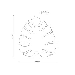 MONSTERA XL MINT KINKIET 4 PŁ G_9 5913