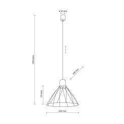 MODESTO WOOD SOSNA LAMPA WISZACA 1 10156