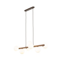 ESTERA WOOD ORZECH LAMPA WISZACA 7 10272