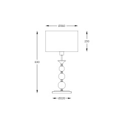 Lampka nocna/biurkowa/gabinet Zuma Line WHITE RLT93163-1W