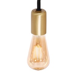 Lampka nocna/biurkowa/gabinet Luminex black/gold 1063