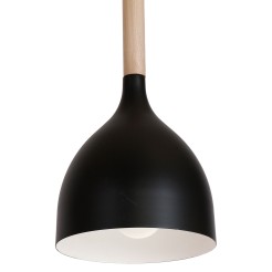 Plafon Luminex black/ light wood 1192