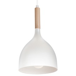 Lampa wisząca Luminex white/ light wood 1194