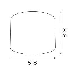 downlight LED black dia 88mm/h=58mm 1361