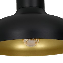 Plafon Luminex black/gold 1538