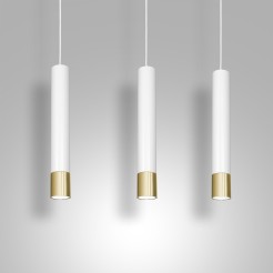 Lampa wisząca Luminex gold/white 1563