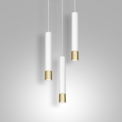 Lampa wisząca Luminex gold/white 1564