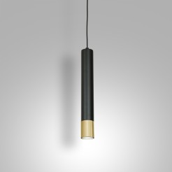 Lampa wisząca Luminex gold/black 1565