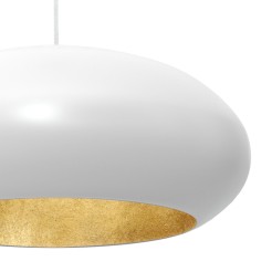 żyrandol  oval (dia 500) white/gold 1 01677