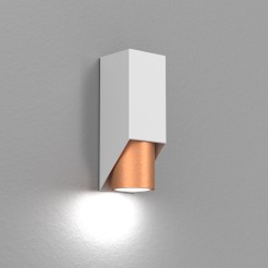 kinkiet  white/copper 1 3109