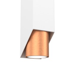 kinkiet  white/copper 1 3109