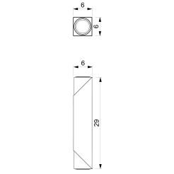 kinkiet  white/chrome 2 3111