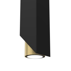 kinkiet  black/brass 2 3114