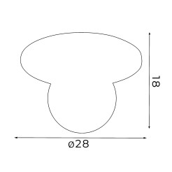 plafon/kinkiet  glass 2815 white 1 03137