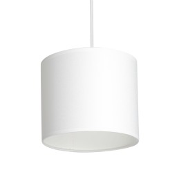 żyrandol  listwa, white, cylinder shade dia 180, h 150 white 3 3429