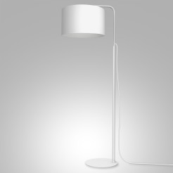 lampa podł.  ramię, white, cylinder shade dia 400, h 250 white 1 3435