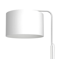 lampa podł.  ramię, white, cylinder shade dia 400, h 250 white 1 3435