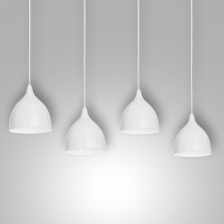 żyrandol  line  light gray 4 3713