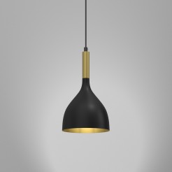 żyrandol  black/gold 1 3890