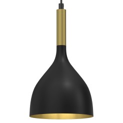 żyrandol  black/gold 1 3890