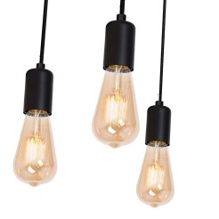 Żyrandol Luminex black 3951