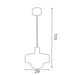 żyrandol  dia 290 black (glass 2815) 1 4049