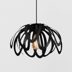 żyrandol  bulb black 1 4098