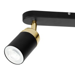 Plafon Luminex black/gold 5164