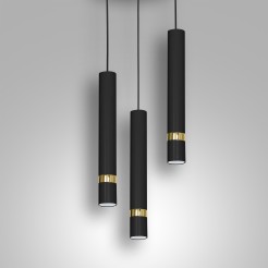 Lampa wisząca Luminex black/gold 5171