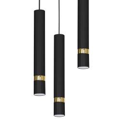 Lampa wisząca Luminex black/gold 5171