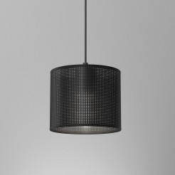 żyrandol  black, cylinder shade dia 180, h 150 black 1 5236