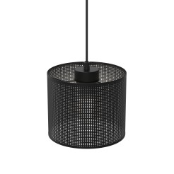 żyrandol  black, cylinder shade dia 180, h 150 black 1 5236