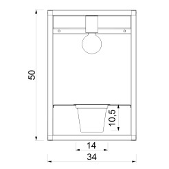 kinket  black 1xE27 5369