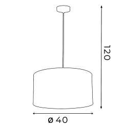 Lampa wisząca Luminex 8173