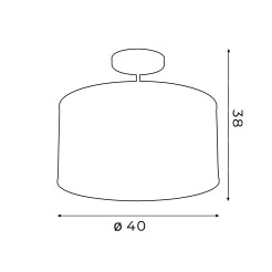 Plafon Luminex 8174