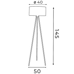 Lampa podłogowa Luminex 8175