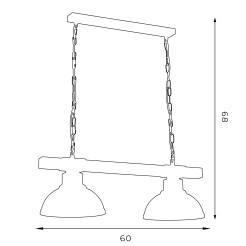 Lampa wisząca Luminex 9057