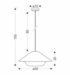 Africa lampa wisząca 50 czarny 1x40W E27 abażur beżowy+biały 31-26897