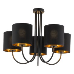 TORENS BLACK LAMPA SUFITOWA 5 PŁ 4595