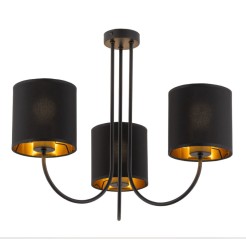 TORENS BLACK LAMPA SUFITOWA 3 PŁ 4594