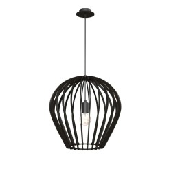 Lampa wisząca Bala - Czarna sklejka (460 mm) 5019 Antigo