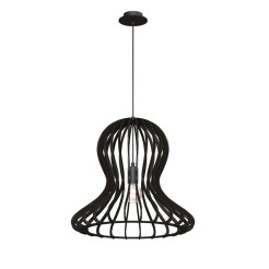 Lampa wisząca Octo - Czarna sklejka (440 mm) 5020 Antigo