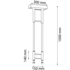 Lampa wisząca alha S 2 - Czarna (153 mm) 3000K 9071 Antigo