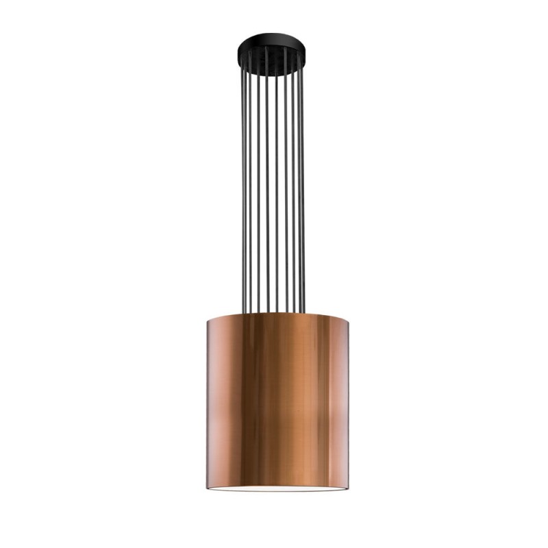 Lampa wisząca IHI - Czarna-miedziany (480 mm) 9493 Antigo