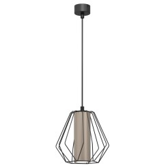 Lampa wisząca Alkaza - Czarna-platyna mat (193 mm) 5023 Antigo