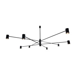 Lampa wisząca Dakata 8 - Czarna 5640 Antigo