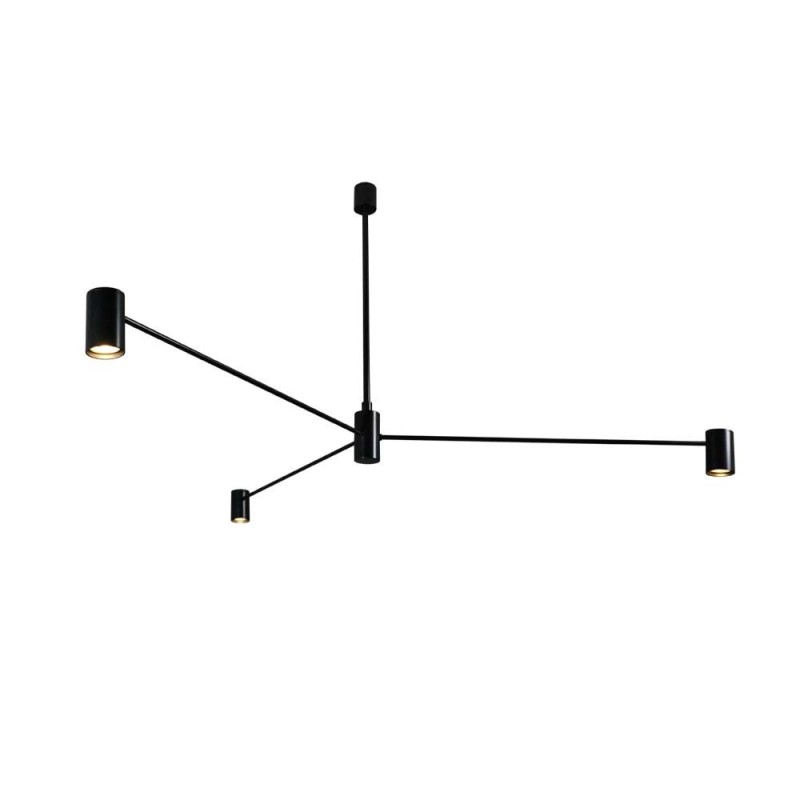 Lampa wisząca Dakata 3 - Czarna 5648 Antigo